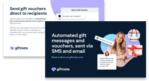 giftnote digital gift messages banner