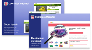 cool image magnifier banner