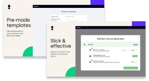 Candy cart in cart upsell banner