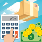 shipping rates calculator plus logo