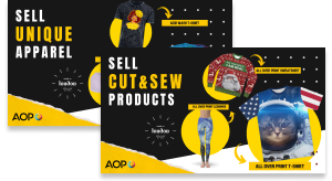 aop+ print on demand banner