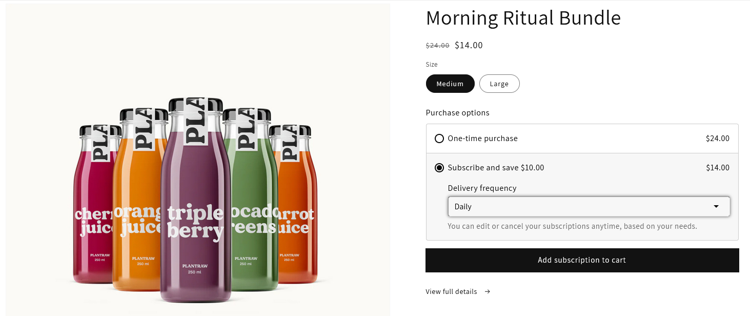 recurringo subscriptions app widget
