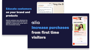 Alia app banner