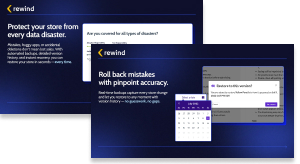 Rewind backups banner