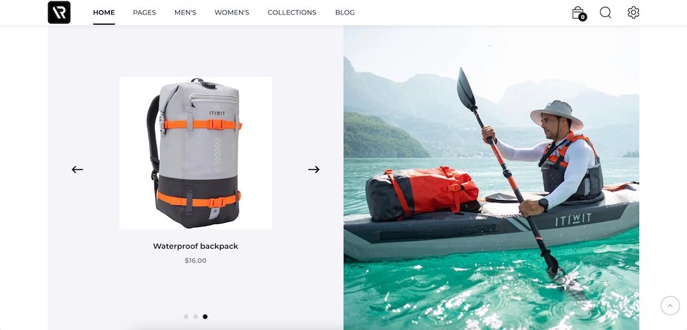 random shopify theme for sports websites