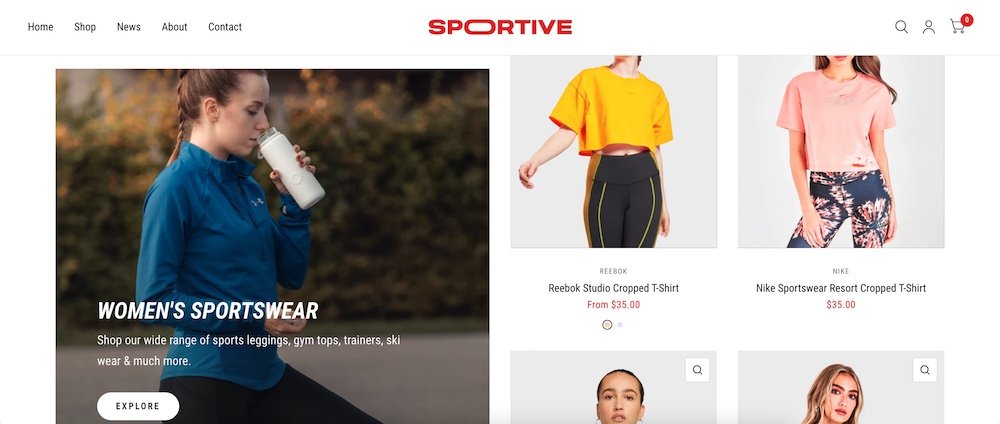 habitat shopify theme for sports apparel shops