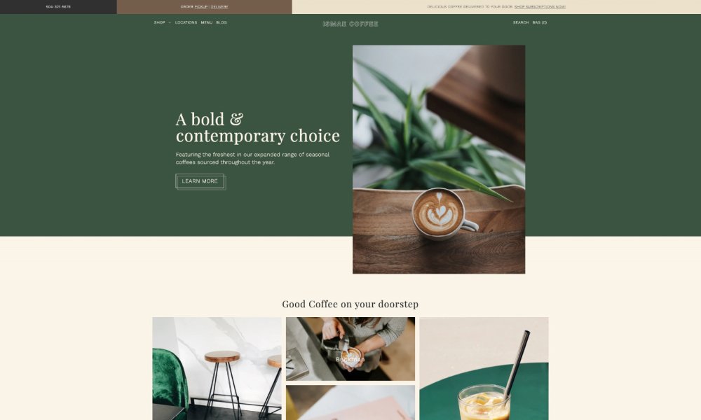 foodie shopify theme for small inventories