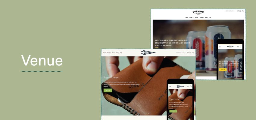 venue shopify theme banner