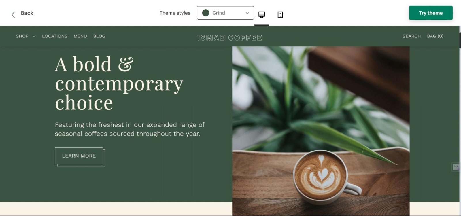 foodie shopify theme for food and beverage stores