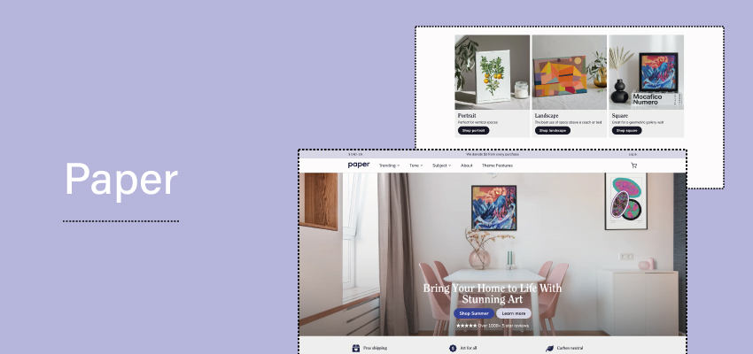 paper shopify theme