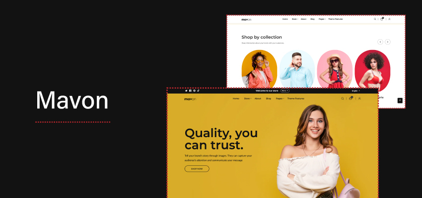 Mavon shopify theme