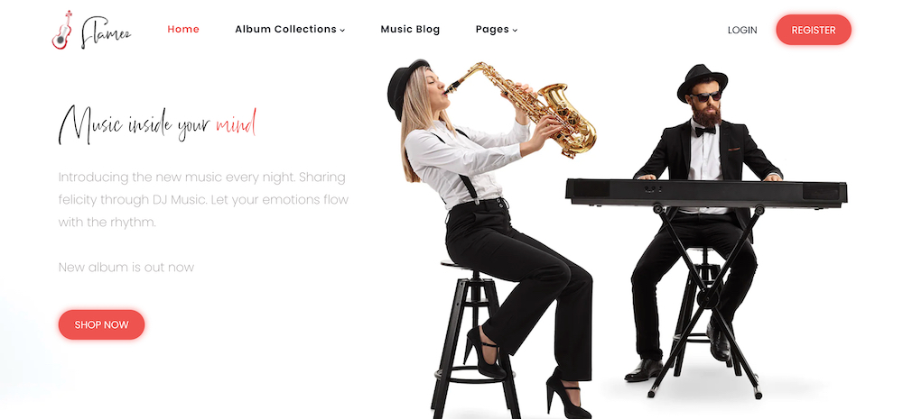 flamez shopify theme audio player