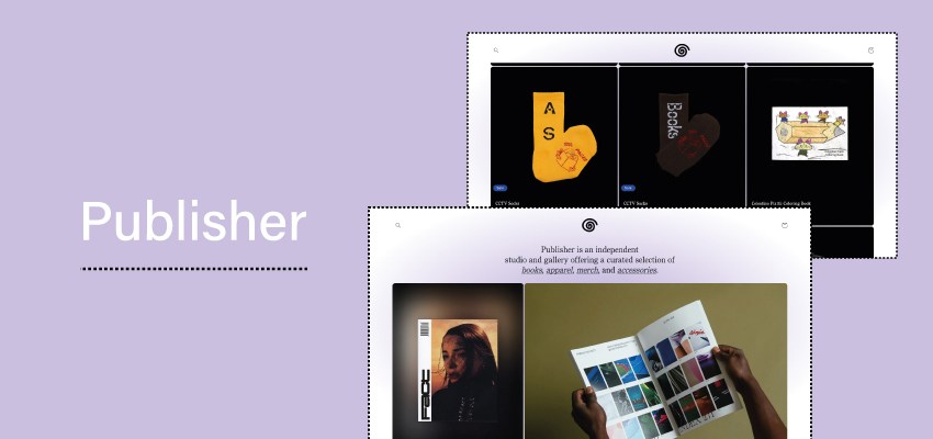 publisher free shopify theme for independent artists