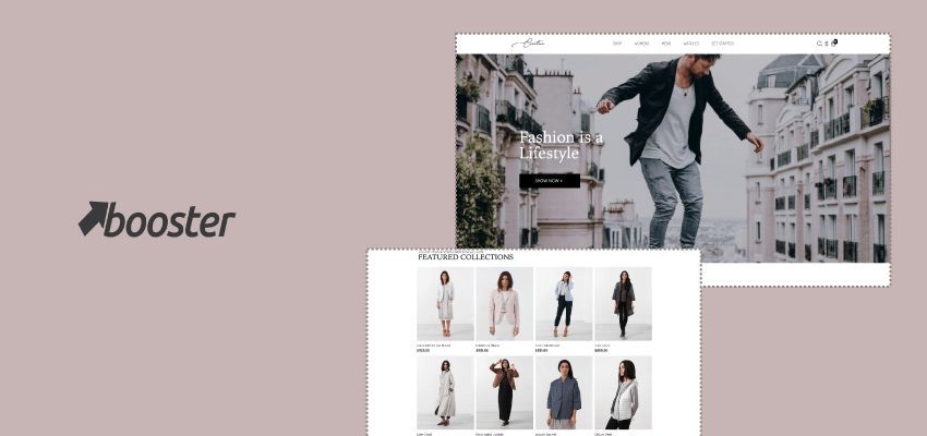 booster shopify theme banner