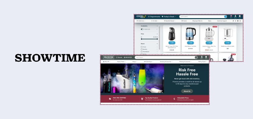 showtime technology theme banner