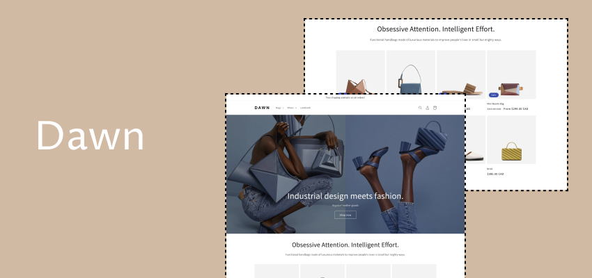 Dawn Shopify theme banner