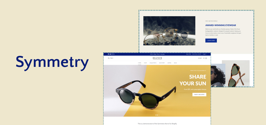 Symmetry theme banner