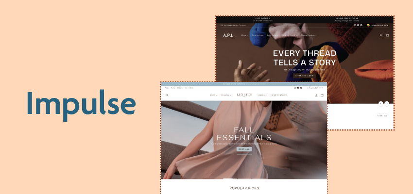 Impulse theme banner