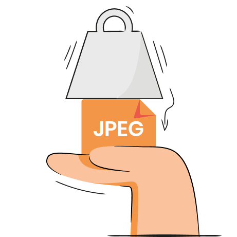 How to reduce the size of a JPEG file