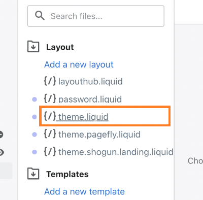 adding a shopify favicon in theme liquid file step 6
