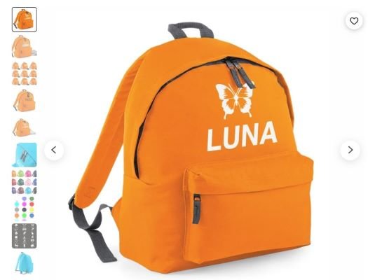 custom printed backpacks trending on Shopify