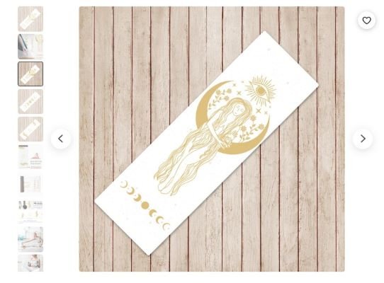 printed yoga mat trending product for Shopify