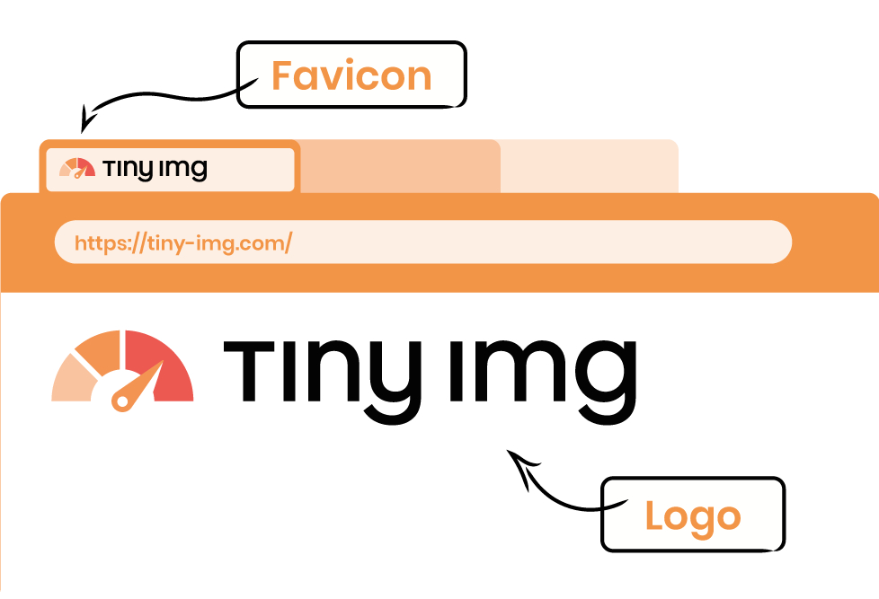 website logo and favicon images example