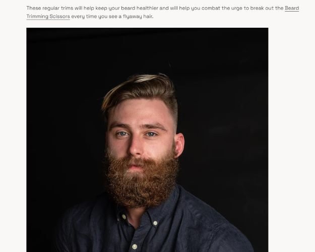 beardbrand use faces in blog post photos