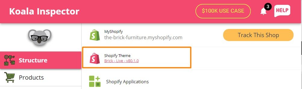 Koala inspector store's theme result after expecting a Shopify store page