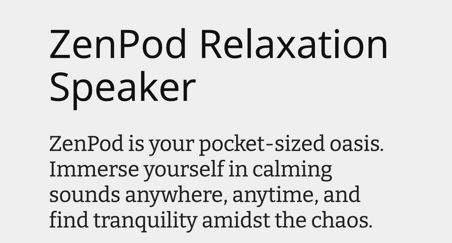 Open Sans + Bitter font pairing