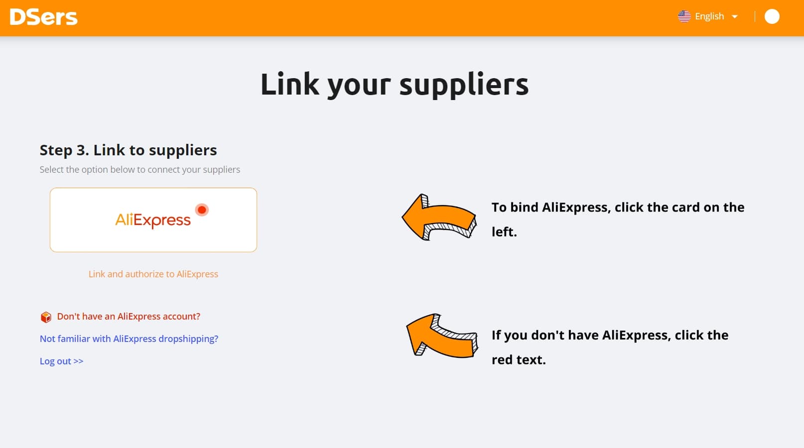 Connect DSers with AliExpress for Shopify