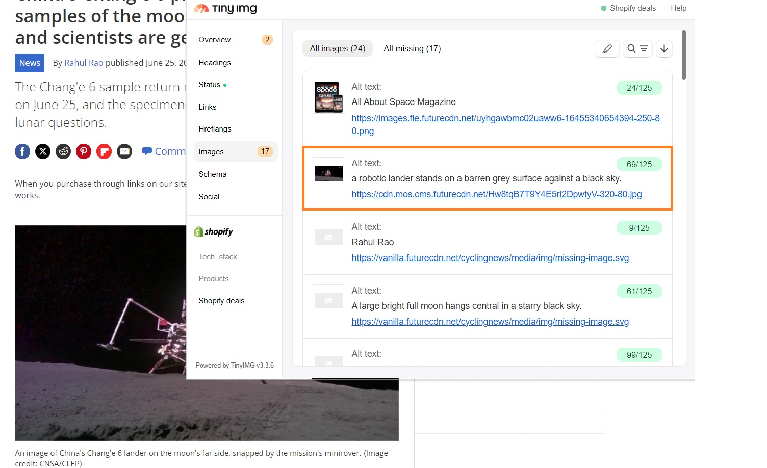 Example of keyword-optimized alt text