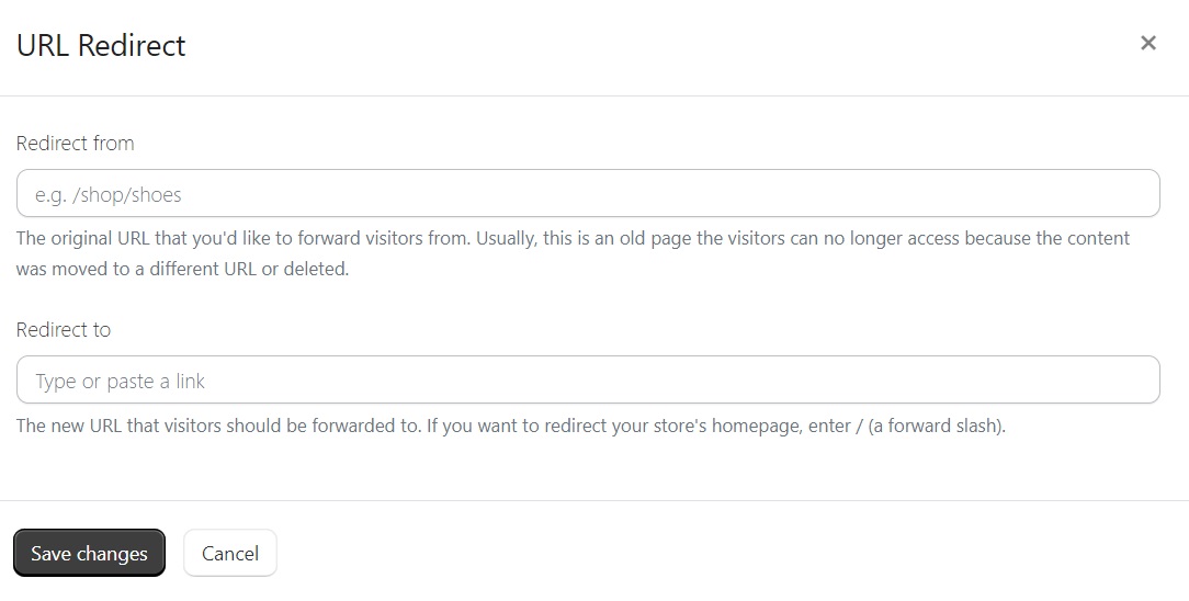 Redirect broken URL on TinyIMG app