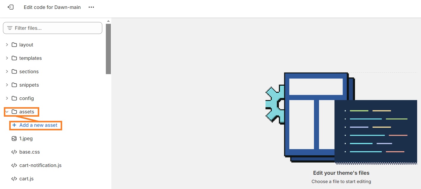 Add social media assets to Shopify store