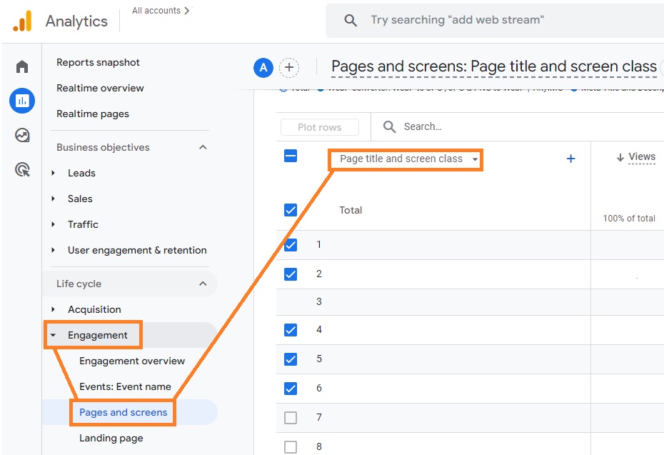 Identify broken 404 links with Google Analytics