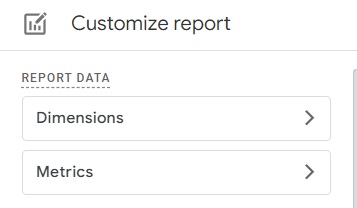 Change dimensions on event report in GA4