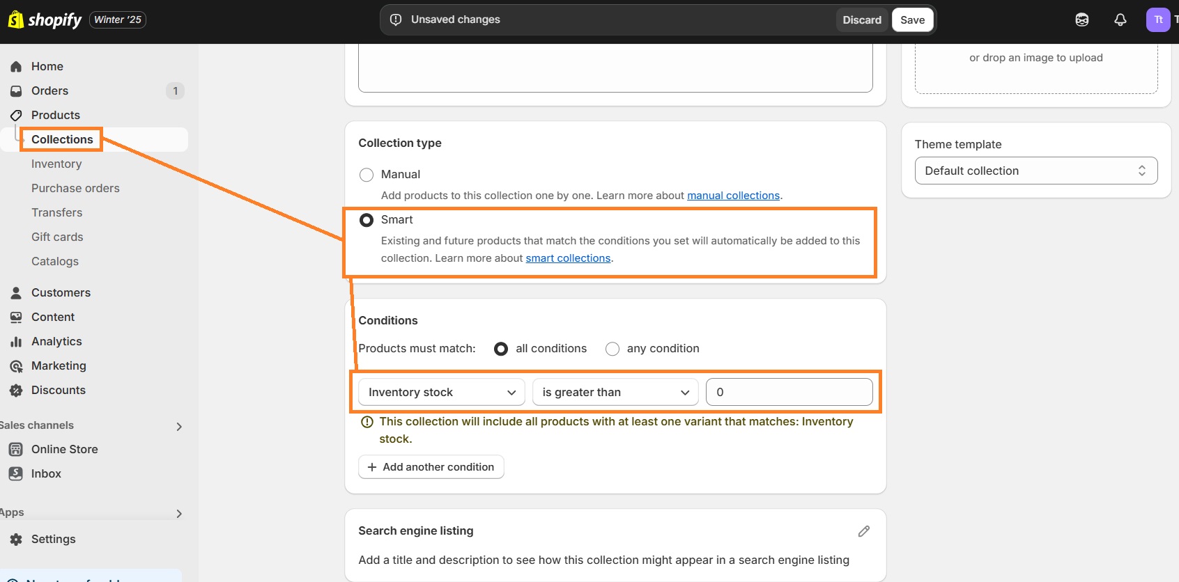 Hide out-of-stock products in collections