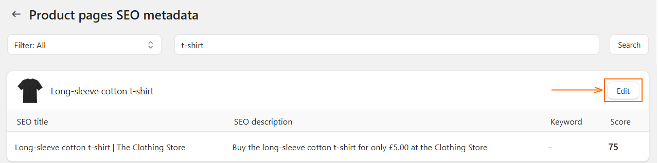 TinyIMG product metadata edit