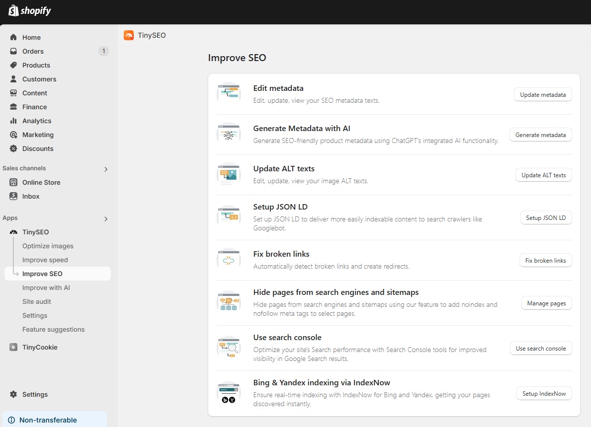 TinyIMG SEO features