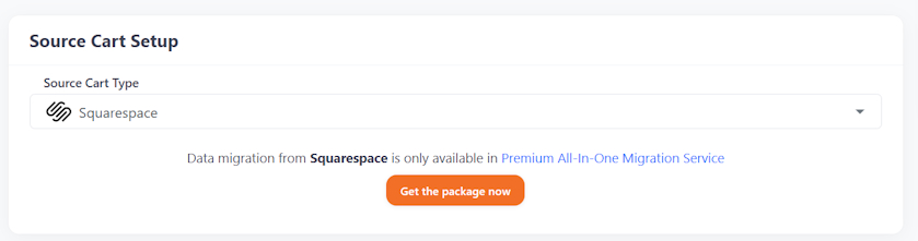 Set up source cart on LitExtension