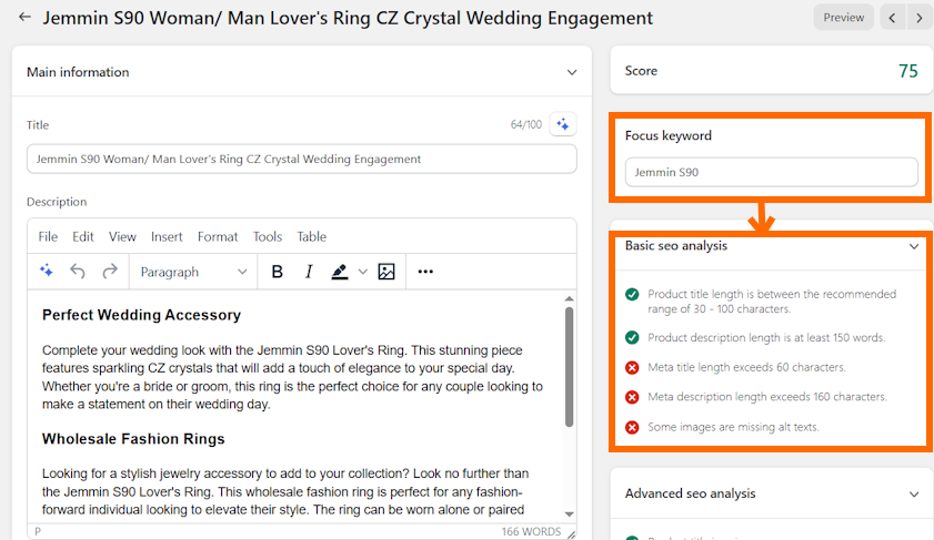 TinyIMG product SEO optimization
