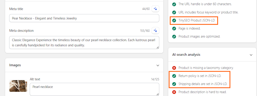 TinyIMG JSON-LD SEO analysis