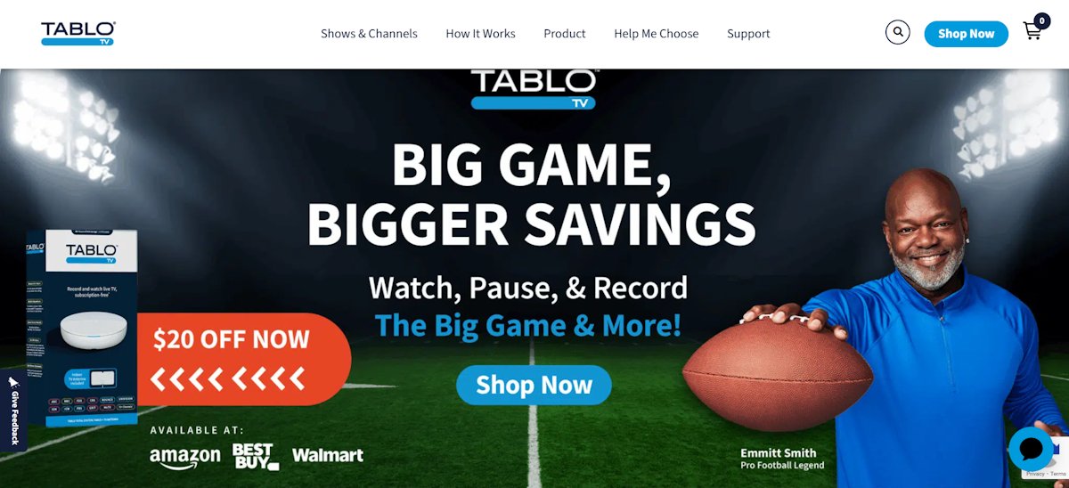 single-product website example