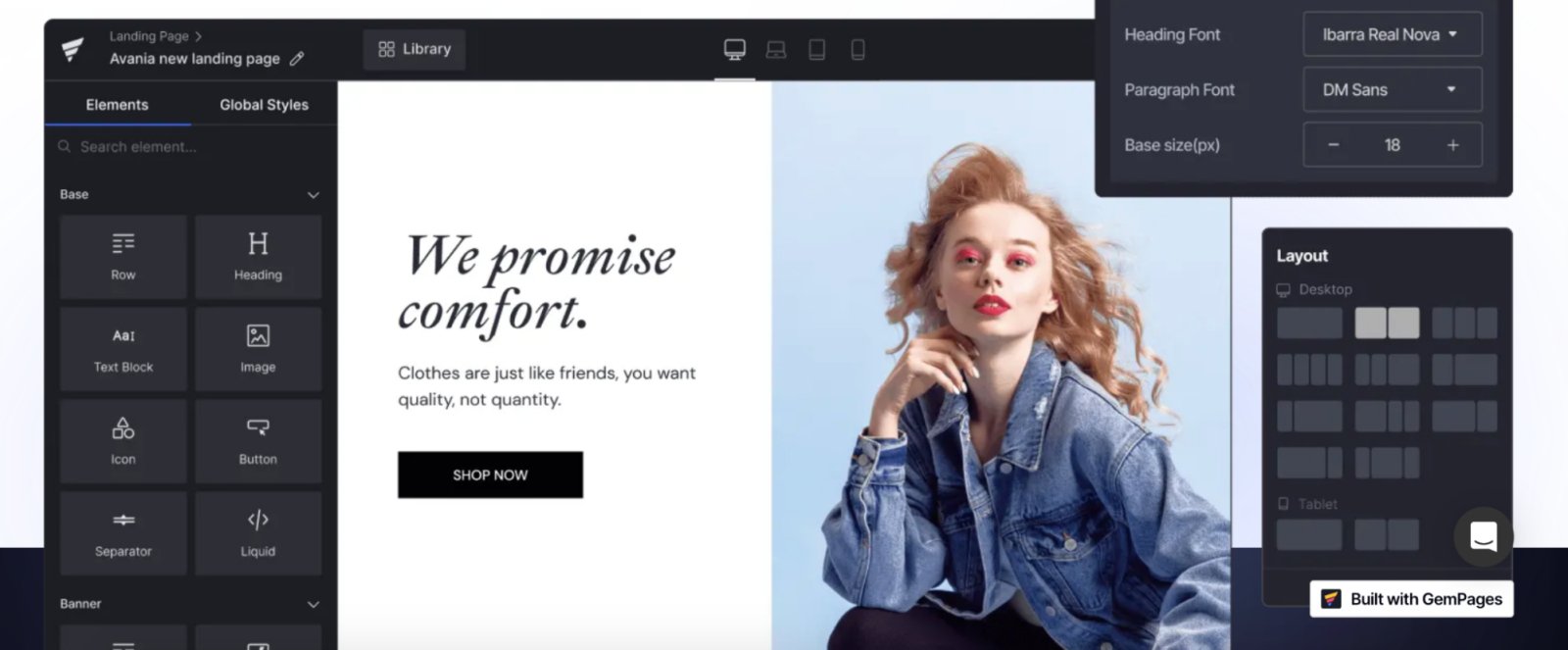 GemPages landing page builder review
