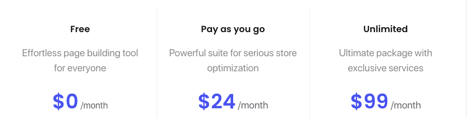 Pagefly page builder pricing