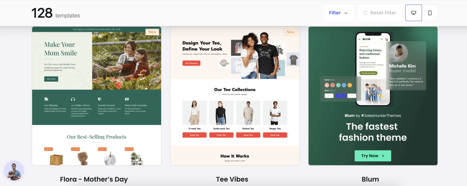 Pagefly page templates