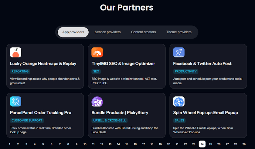 PageFly partners