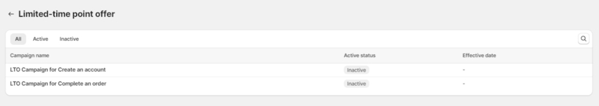 BON Loyalty limited-time point offer