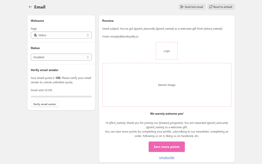 BON Loyalty automated email customization