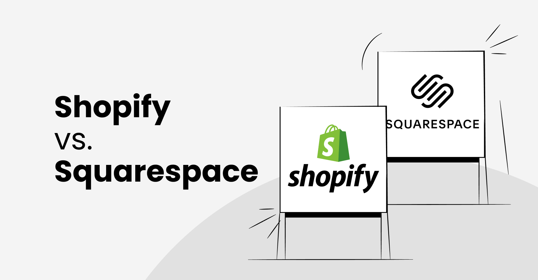 Shopify vs. Squarespace 2023: a challenging choice simplified